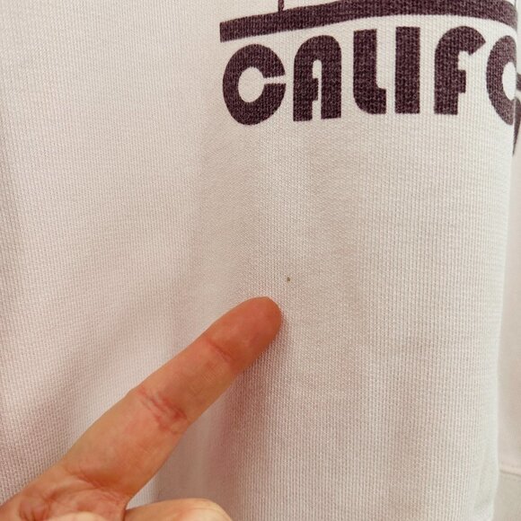 Rebecca Minkoff Pink California Jennings Crew Oversized Graphic Large Sweatshirt - Picture 3 of 8